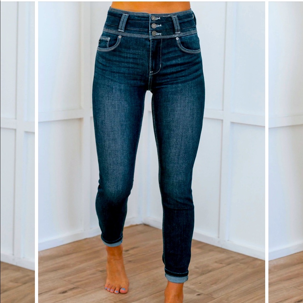 KanCan High-Rise Jeans-Dark Wash